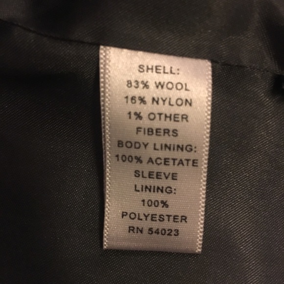 Vintage Banana Republic Wool Gray Coat  - Picture 6 of 8